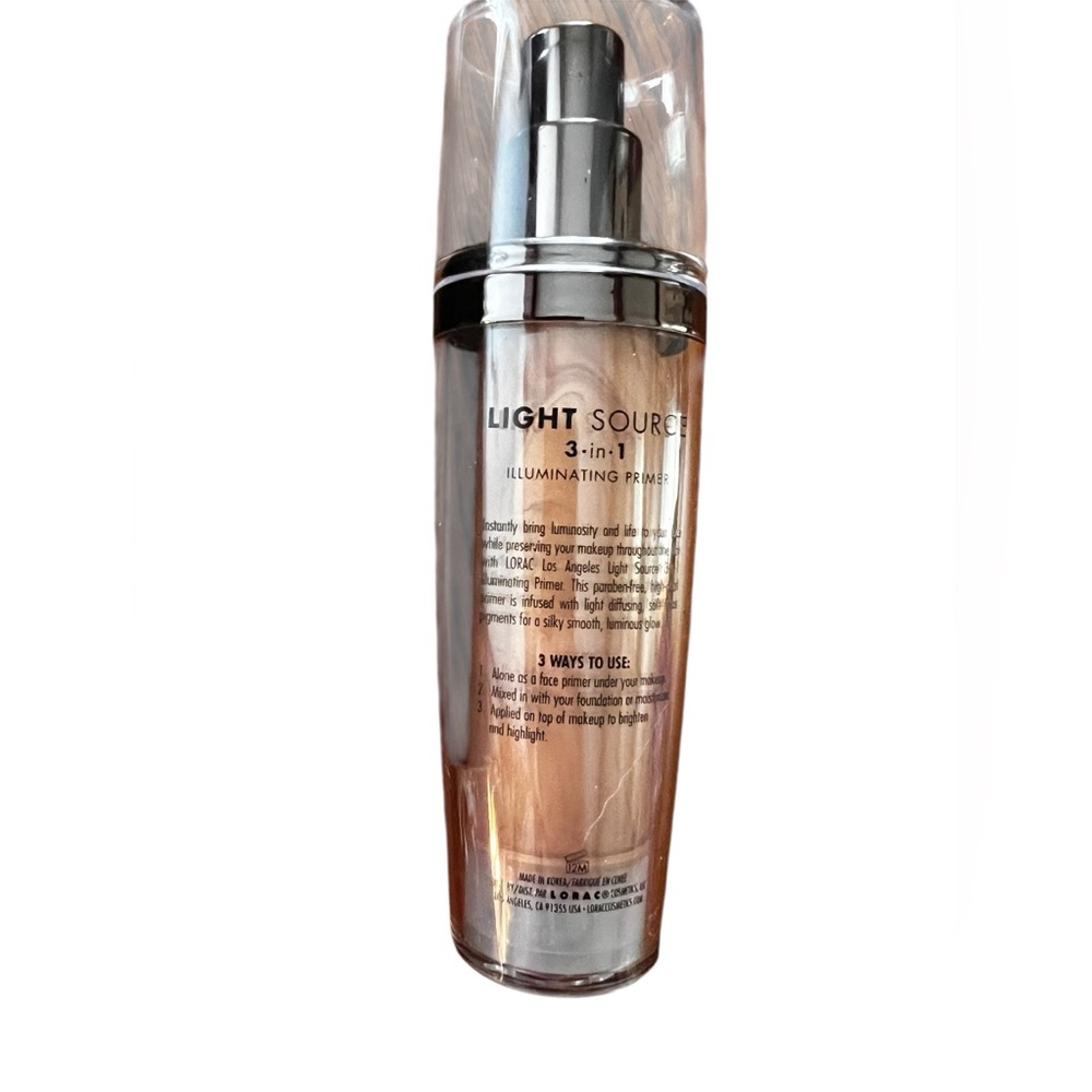 LORAC Light Source 3-in-1 Illuminating Face Primer Highlighter Full Sz DUSK HTF - Picture 4 of 10